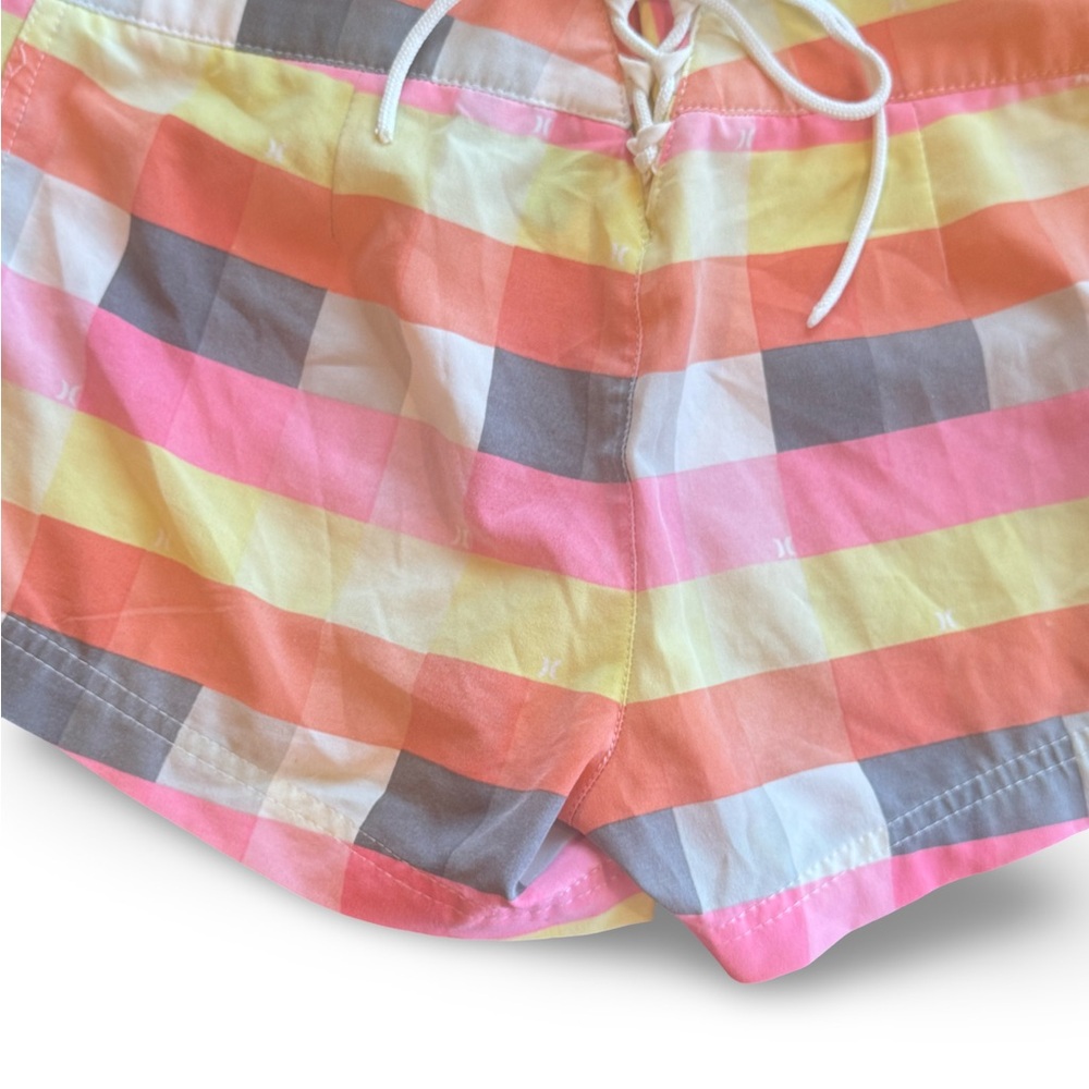 Hurley Women's Multicolor Striped Cargo Shorts
